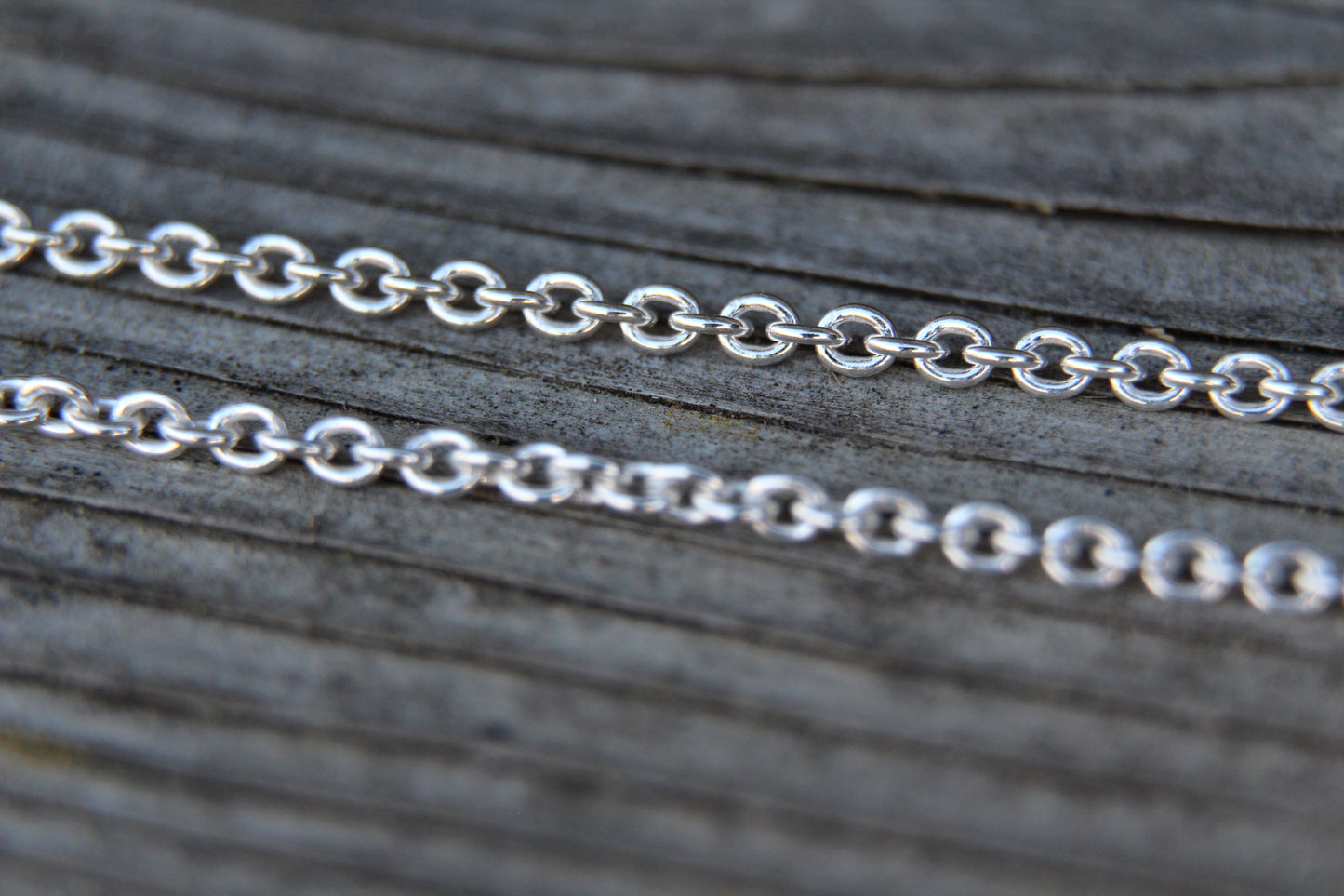 Sterling Silver Round Cable Chain