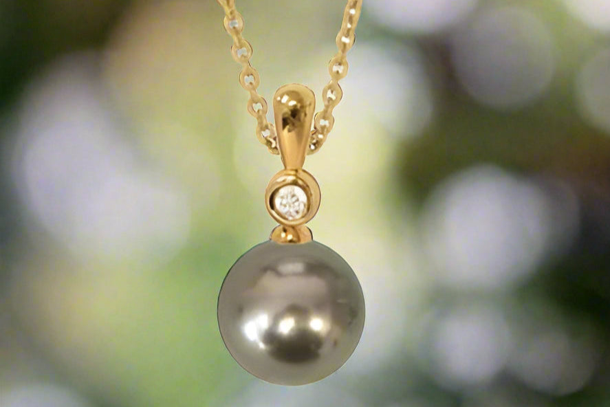 South Sea Black Pearl Necklace