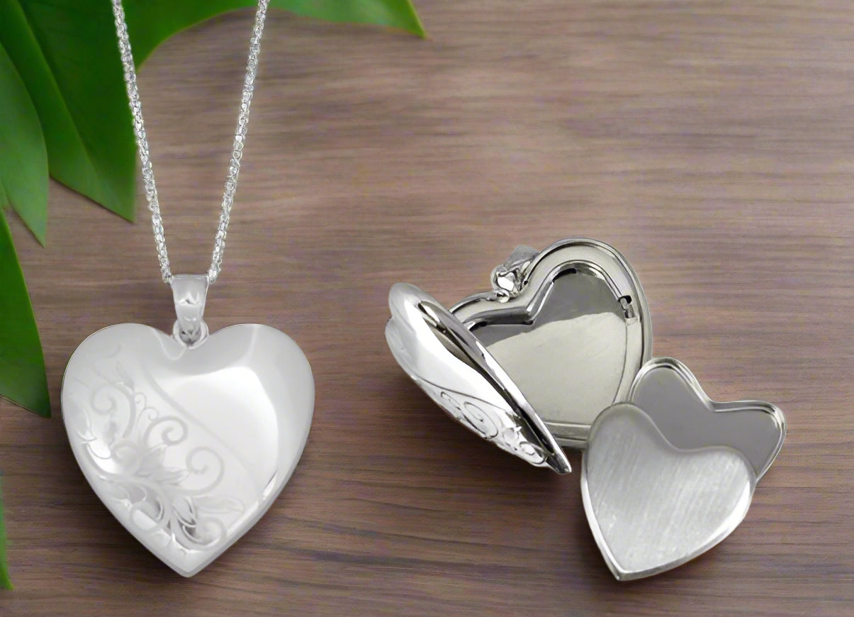Cremation Keepsake Locket in Stirling Silver