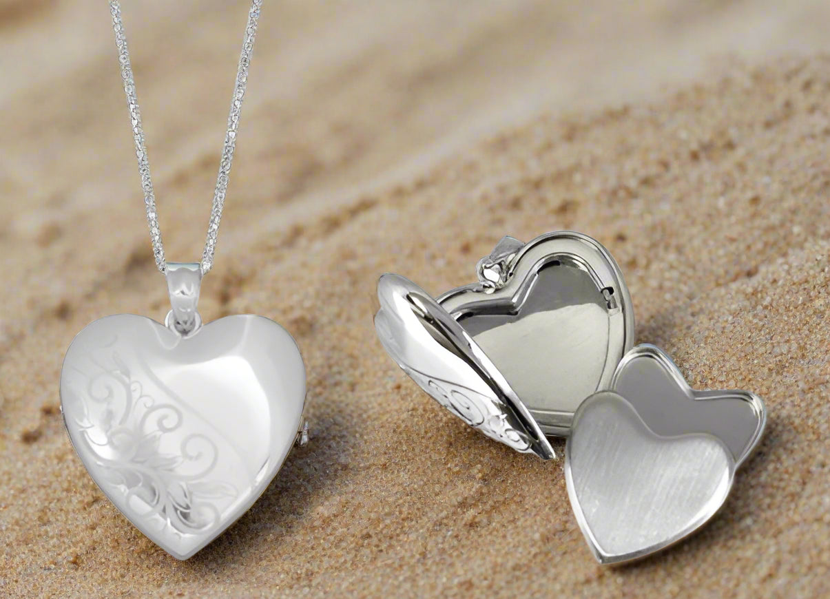 Cremation Keepsake Locket in Stirling Silver