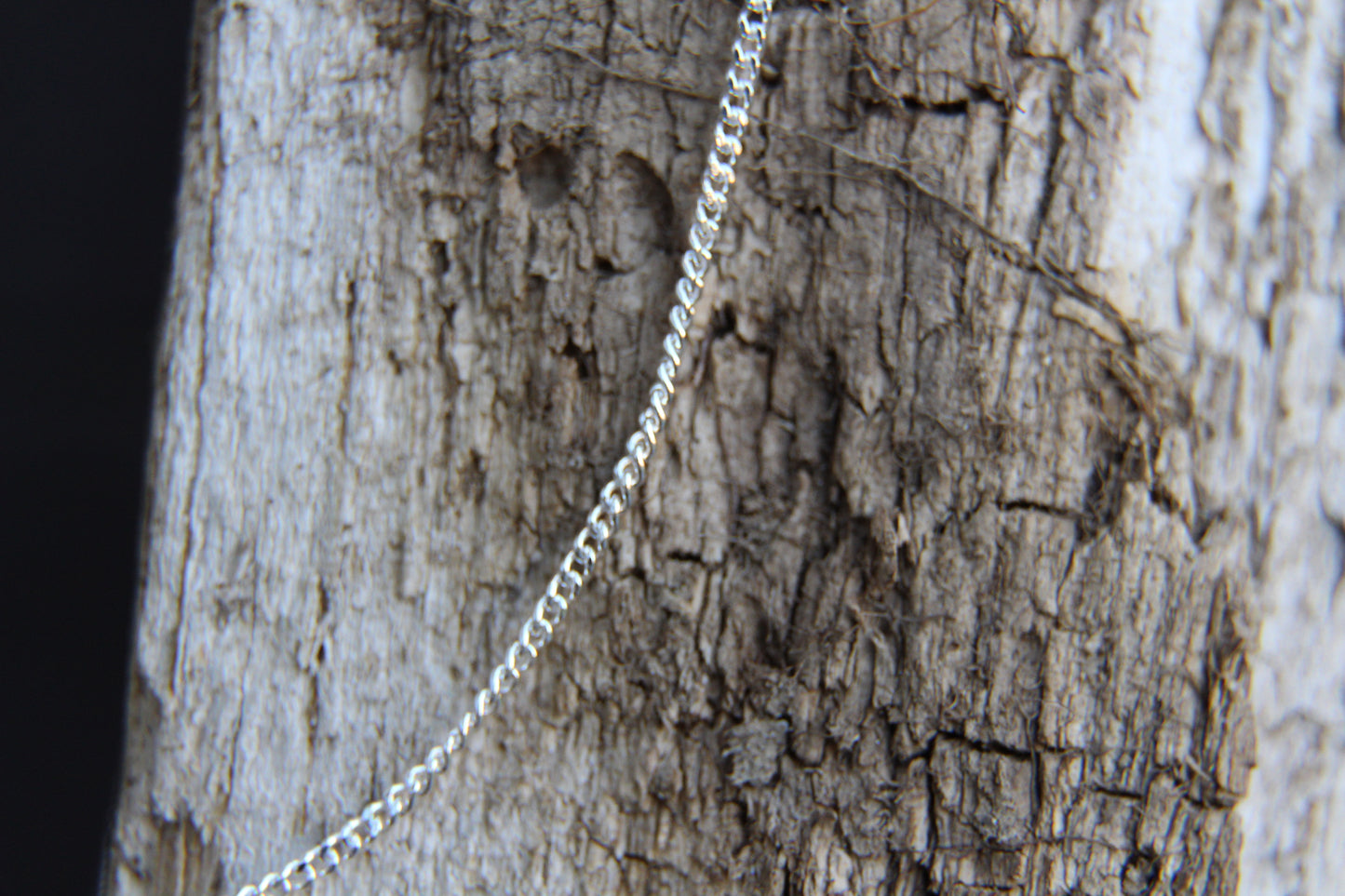 Sterling Silver Diamond Cut Curb Chain