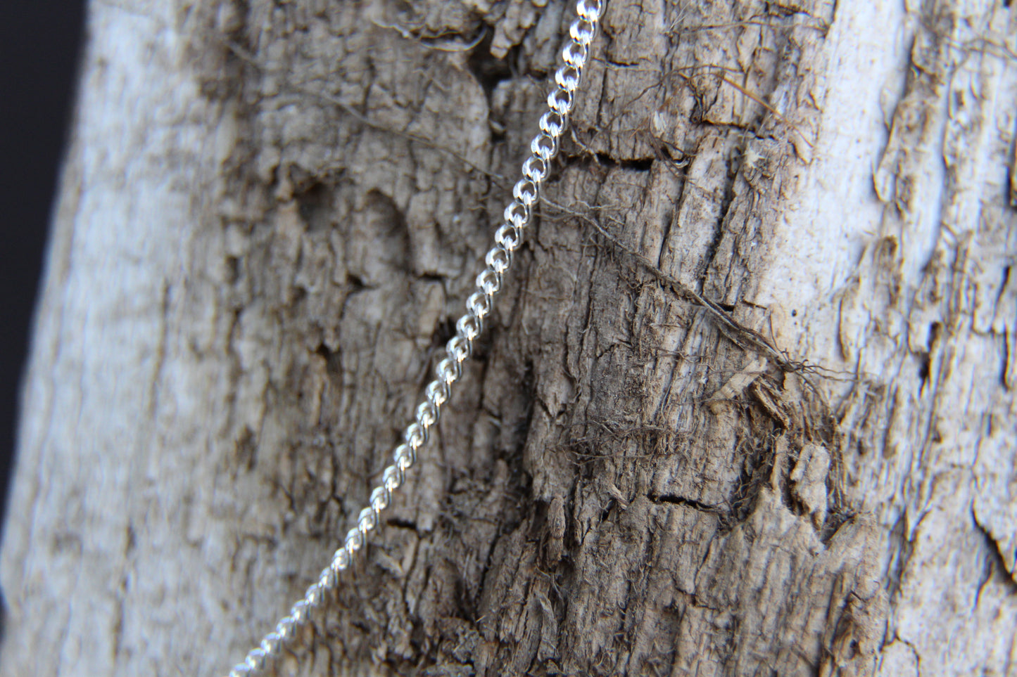 Sterling Silver Diamond Cut Curb Chain